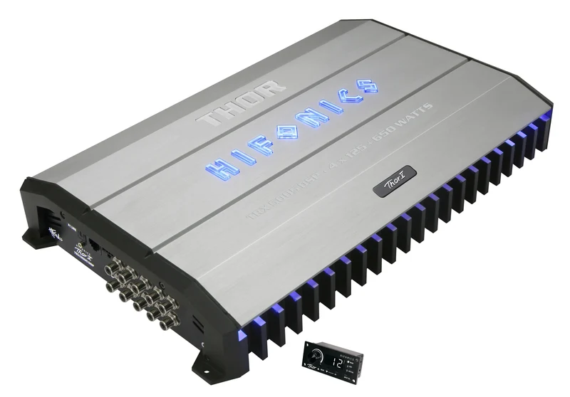 Hifonics TRX5005DSP amplificatore a 5 canali in classe A/B e D con processore DSP a 8 canali