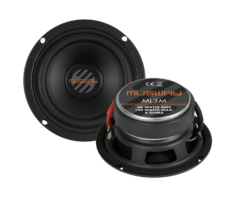 Musway ML3M coppia di altoparlanti midrange da 75mm 4 Ohm 120W