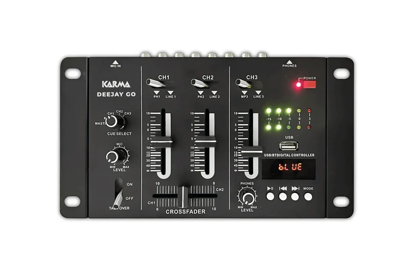 KARMA DEEJAY GO Mixer DJ a 3 canali