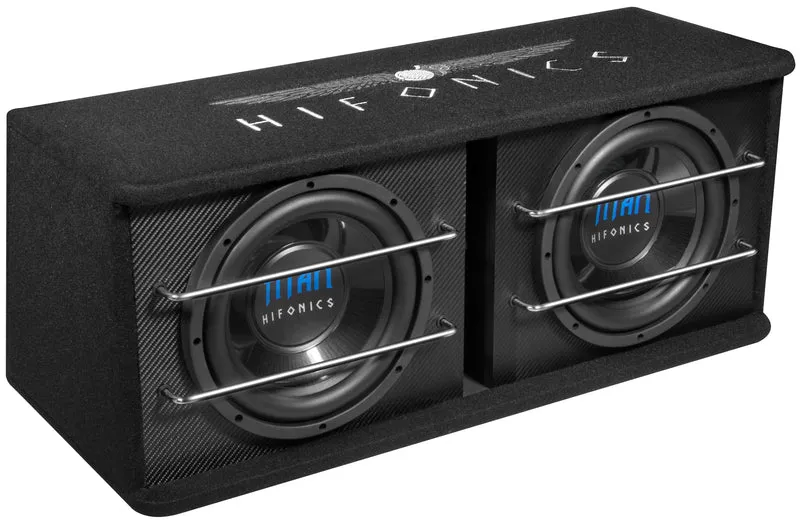 Hifonics TD-200R Subwoofer in cassa Bass Reflex doppia da 2 x 200mm 4+4 Ohm 800W
