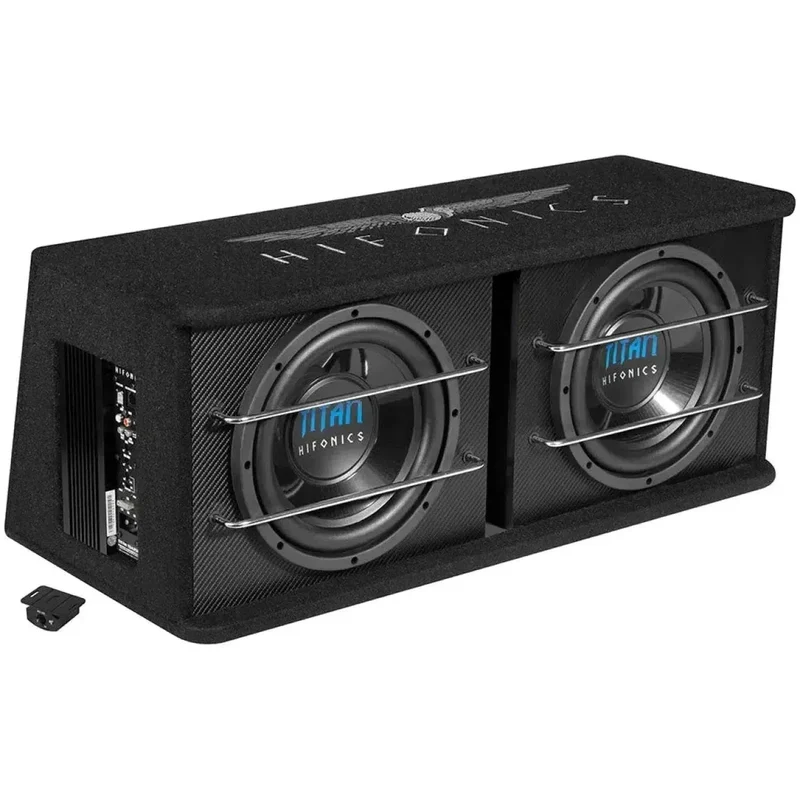Hifonics TDA-250R Subwoofer in cassa Bass Reflex doppia attiva da 2 x 250mm 600W