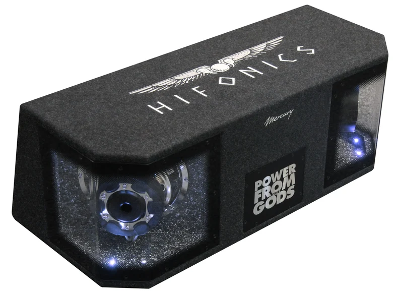 Hifonics MR-8DUAL Subwoofer in cassa bandpass doppia da 2 x 200mm 4+4 Ohm 1200W