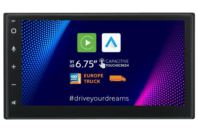 Phonocar VM012K autoradio 2 DIN con mappe CAMPER/TRUCK Apple Car Play, Androind Auto