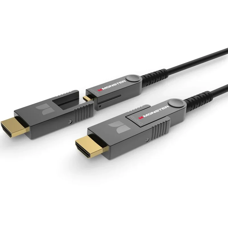 MONSTER MMS-HDMI4K-30MT-2SIDE Cavo HDMI 2.0 da 30MT UHD 4K/60 Hz tecnologia ibrida fibra ottica