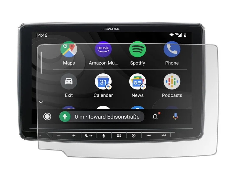 Alpine KTX-HF9 Pellicola protettiva antiriflesso per schermo touch di Alpine Halo9 ILX-F903D, F904D