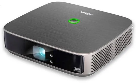Vivitek Qumi Q9 Videoproiettore Tascabile LED 4K HDR LED - 1.500 Lumen ANSI - Tecnologia a 4 fasci colore RGBB - Rapporto di contrasto 3.200.000:1