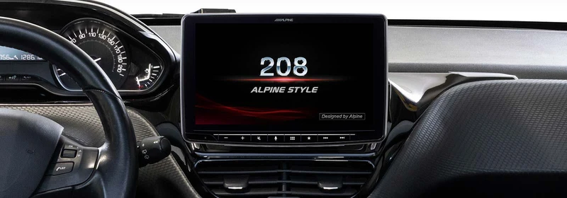Alpine iLX-F903-208 Autoradio per Peugeot 208 dal 2012 al 2018 HALO9 Car Tablet