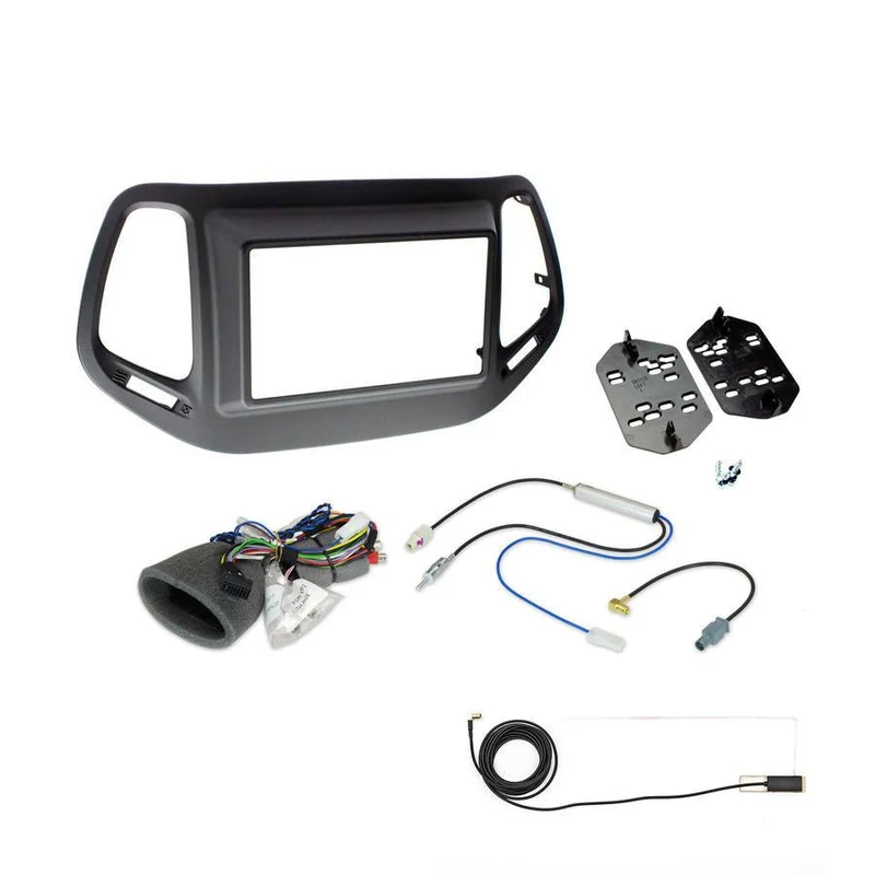 Alpine KIT7-JC-UART kit installazione autoradio Alpine 2 DIN per JEEP COMPASS 2017-2021