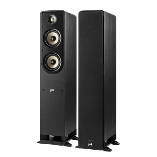 Polk Audio S50 EL Diffusori da Pavimento HiRes, Tweeter in Terylene e 2 Mid/Bass in Mica