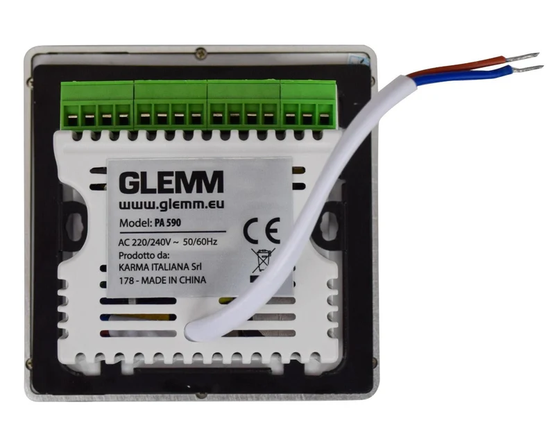GLEMM PA 590 Amplificatore touch da parete fino a 4 diffusori