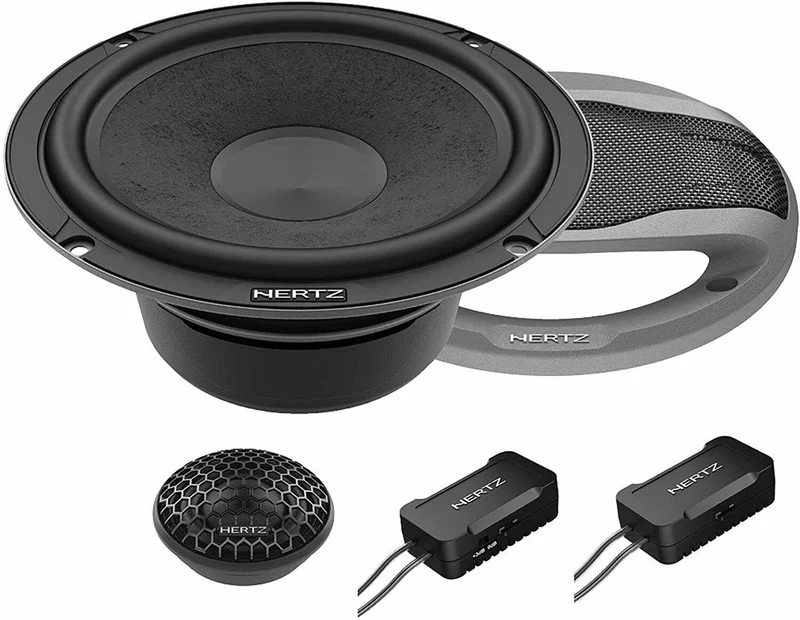 HERTZ CK 165 L it altoparlanti per auto 2 vie woofer 165mm + tweeter 26mm + Xover + Griglie 300W