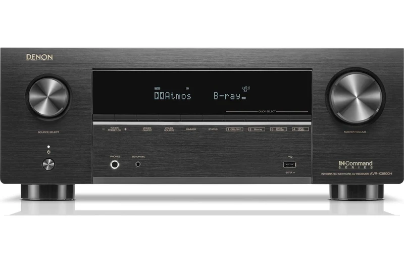 Denon AVC-X3800H Sintoamplificatore AV 8K Da 9.4 Canali, Dolby Atmos, HDMI 2.1