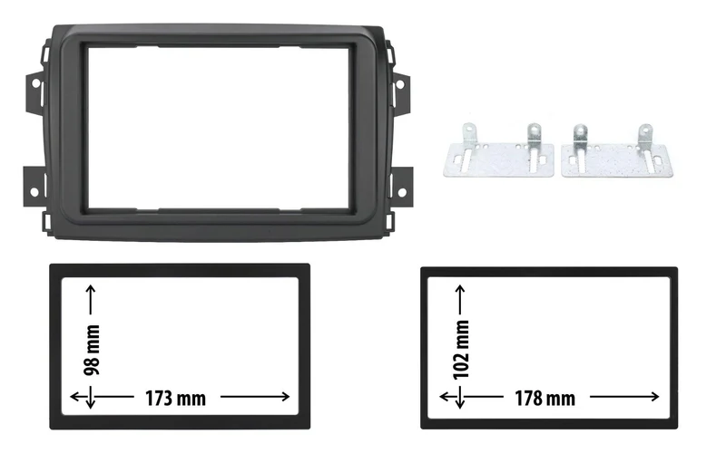 Alpine APF-F26043-3-FI mascherina 2 DIN per autoradio su Fiat Ducato 8 dal 2022
