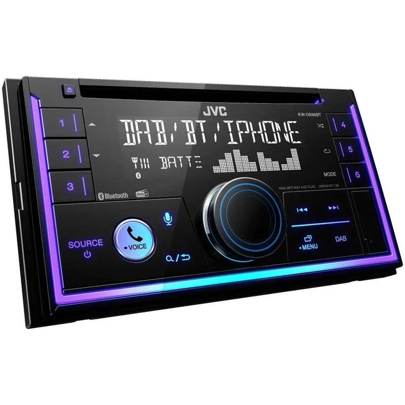 JVC KW-DB95BT autoradio CD con Amazon Alexa / Radio digitale DAB+ / Bluetooth® / DSP