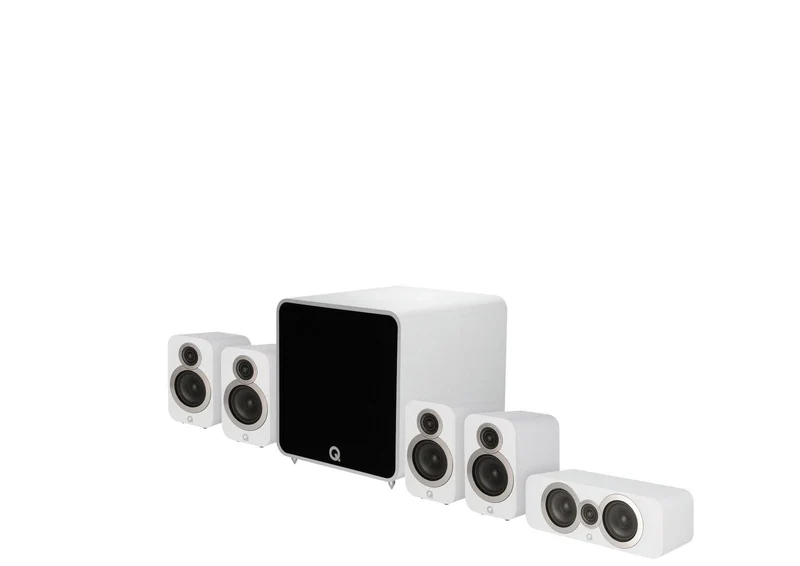 Q Acoustics Q 3010i PLUS CINEMA PACK sistema home cinema composto di 2 cp Q3010i + Q3090i Centre + QB 12 subwoofer