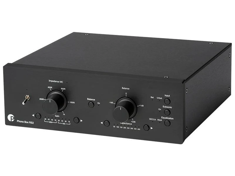 Pro-ject PHONO BOX RS2 Stadio PHONO MM/MC. Circuitazione dual mono completamente bilanciata. Componentistica selezionata e completamente a discreti