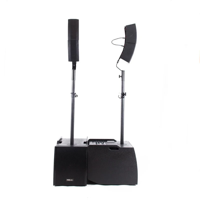 Master Audio COMBO 12 Sistema vertical array 800W RMS amplificato, due subwoofer e due diffusori a colonna