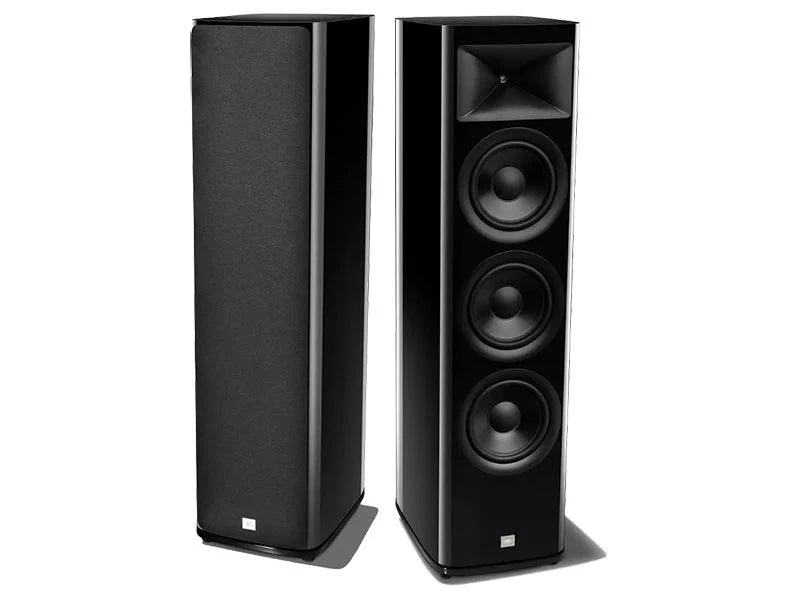JBL HDI-3800 Diffusori da pavimento a 2,5 vie, Triplo woofer da 20cm con sistema HDI (High Definition Imaging) a guida d'onda