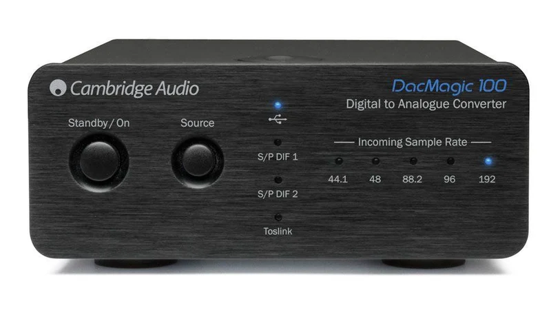 CAMBRIDGE AUDIO DAC MAGIC 100 Convertitore audio DAC Wolfson WM8740 ,Uscite phono RCA