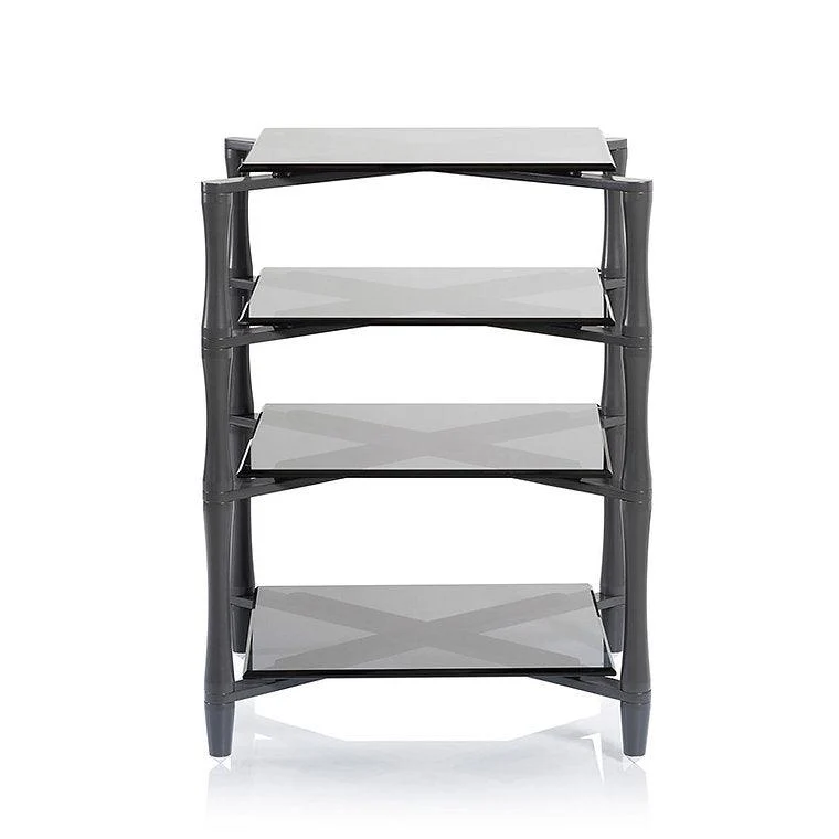 Norstone SLENDER mobile hifi Struttura il metallo smorzante e ripiani in vetro temperato