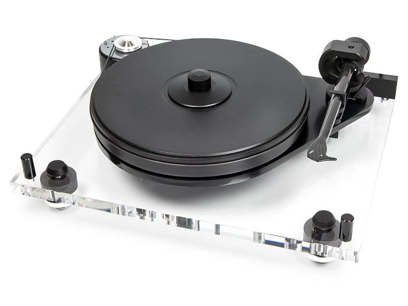 Pro-ject 6-PERSPEX SB Giradischi trazione a cinghia con base in acrilico trasparente. Sistema di sospensione magnetica in CORIAN
