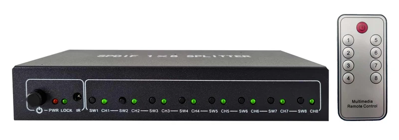 KARMA SPLO 8 Splitter toslink 8 uscite