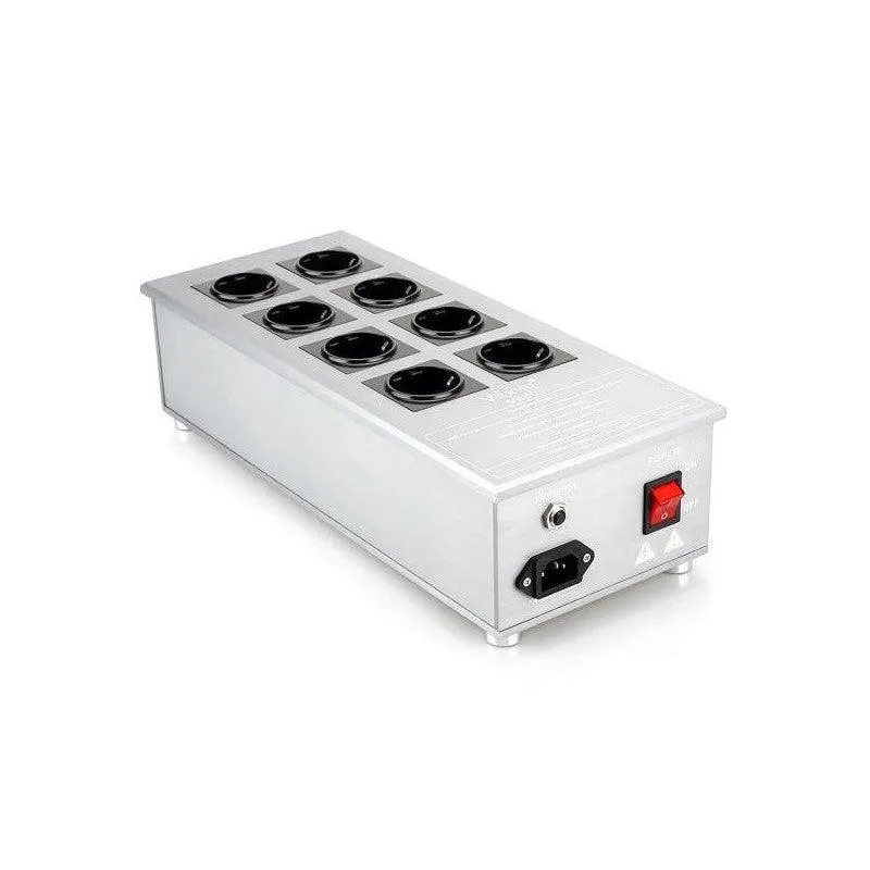 Viborg Audio VE80 Ciabatta hifi filtrata e protetta da 3300W 8 prese SHUKO altissima qualità