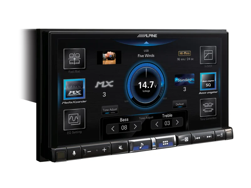 Alpine ILX-705DM Autoradio 2 DIN da 7" con wireless Apple Car Play e Android Auto e BOARD spostata
