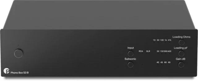 Pro-ject PHONO BOX S3 B Phono Box stadio fono bilanciato S3 per testine MM e MC