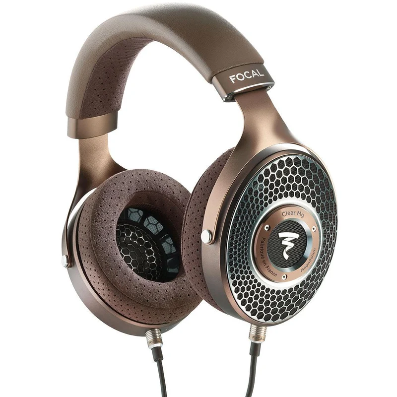 Focal CLEAR MG Cuffia stereo Hi-End aperta, con cupola a forma di 'M' Magnesium da 40mm. Made in France