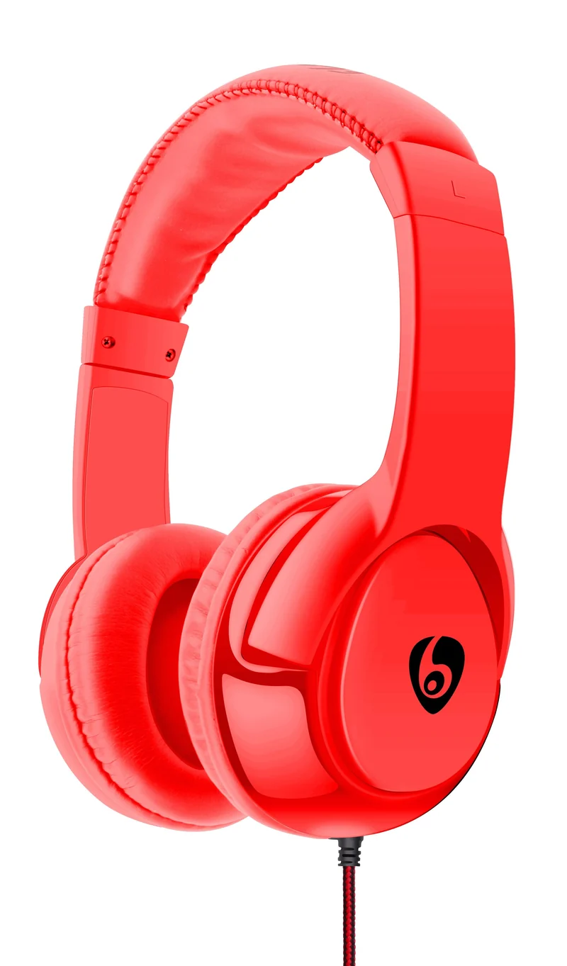 KARMA HT 32R Cuffia stereo con microfono rossa