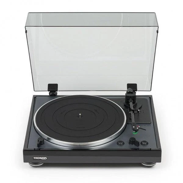 Thorens TD 102 A BLACK HIGH GLOSS Giradischi completamente automatico con trazione a cinghia