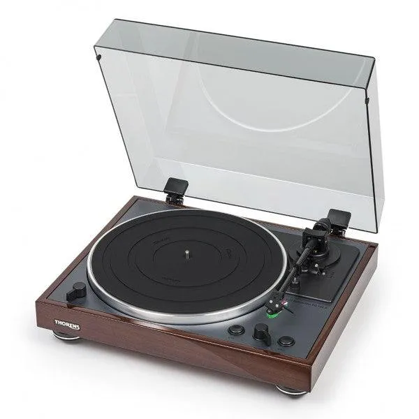 Thorens TD 102 A WALNUT HIGH GLOSS Giradischi automatico a telaio rigido con trazione a cinghia