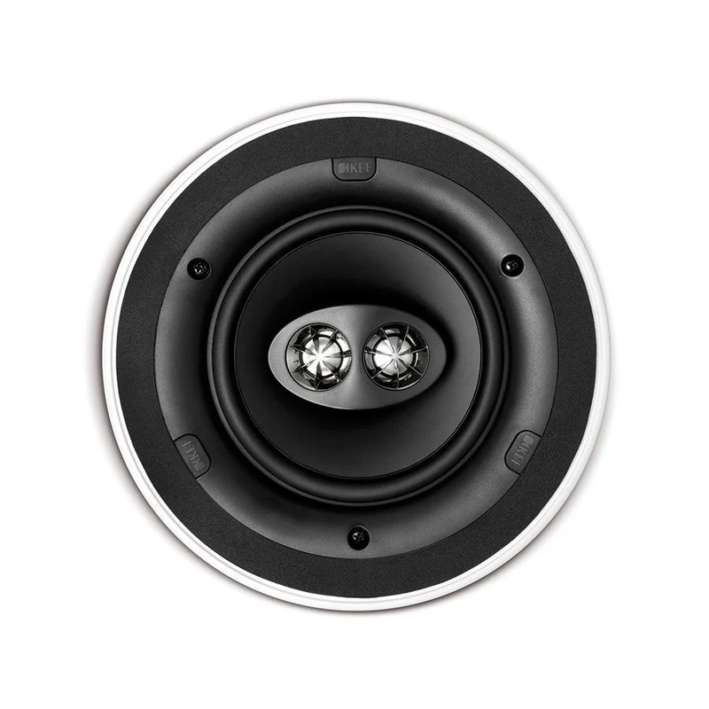 KEF Ci160CRds diffusore rotondo da incasso stereo a 2 vie ATI Tecnologia TANGERINE.