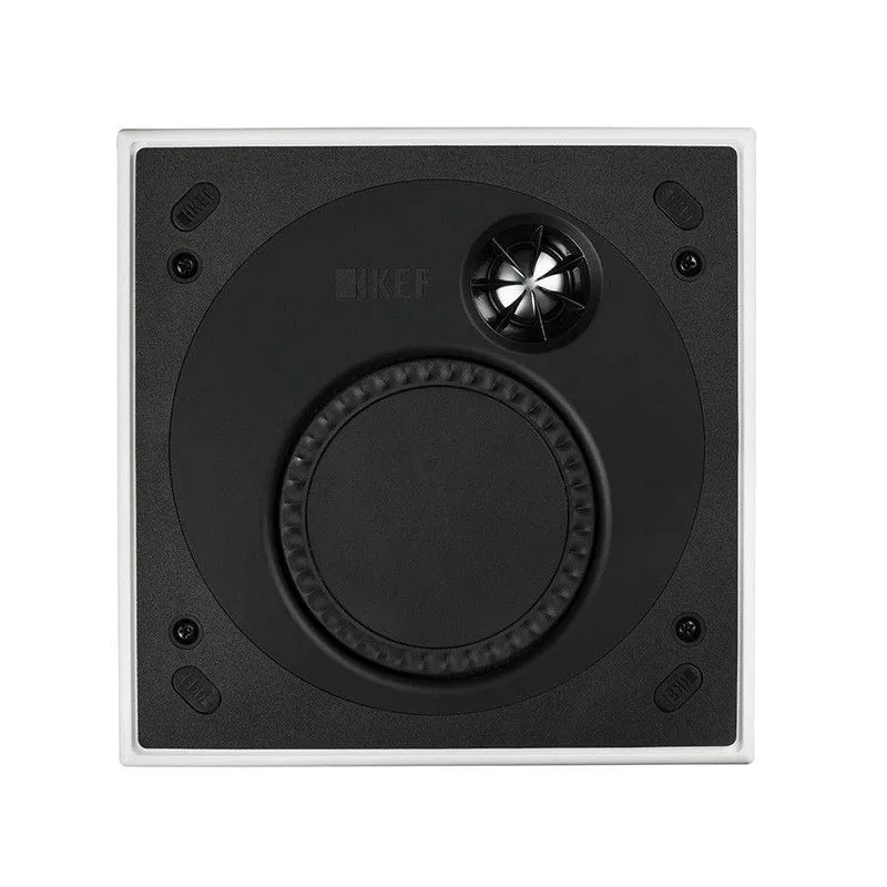 Kef Ci160TS Diffusore quadrato 2 vie ULTRASOTTILE Woofer 11,5Cm. Tweeter 2,5Cm