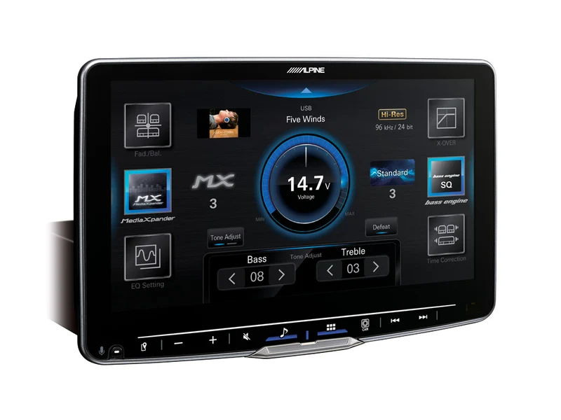 Alpine iLX-F905D Halo9 autoradio 1 DIN schermo 9" regolabile Car Play wireless e Android Auto
