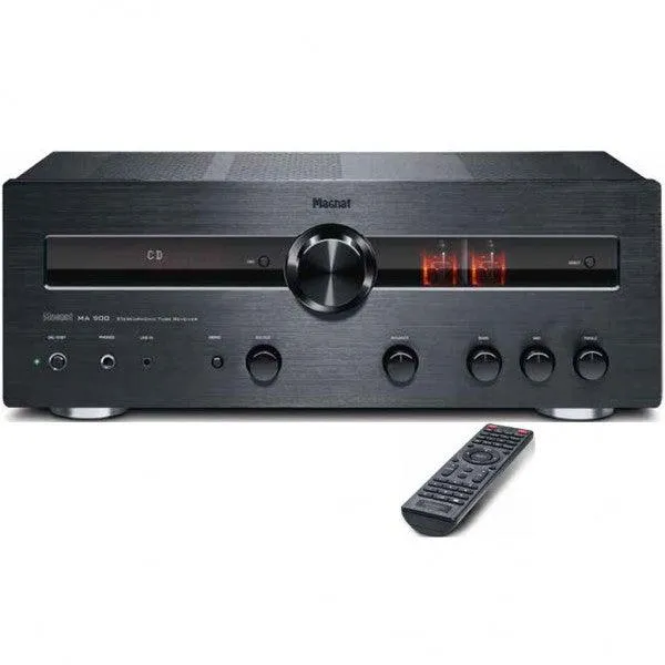 MAGNAT MA900 BLACK amplificatore integrato con stadio PRE a valvole ECC81