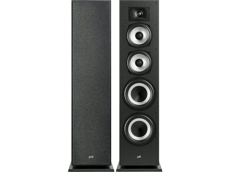 Polk Audio MXT70 Diffusori da pavimento Tweeter in Terylene, 2 Woofer da 6.5"