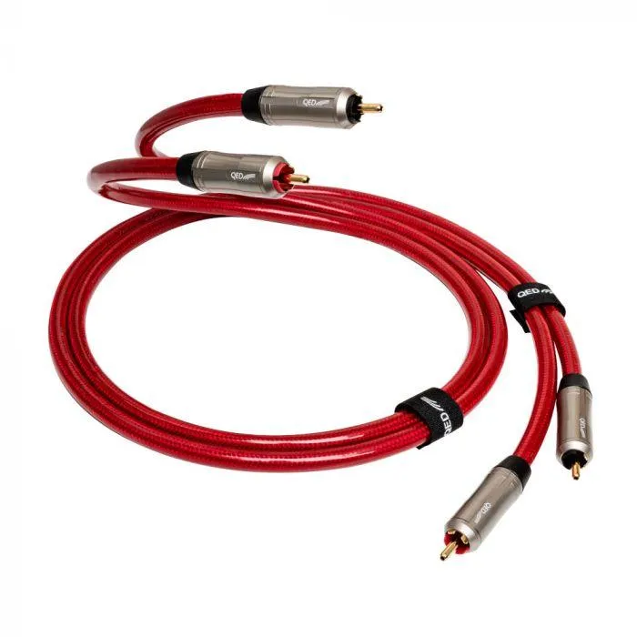 QED REFERENCE AUDIO 40 cavo RCA/RCA di altissima qualità, connettore QED ANALOC ™ di seconda generazione