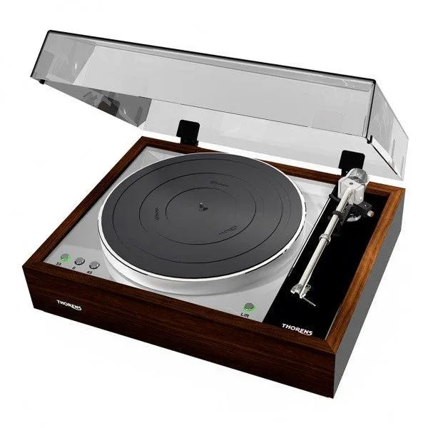 Thorens TD 1601 WALNUT High Gloss giradischi semi-automatico a telaio sospeso flottante trazione a cinghia
