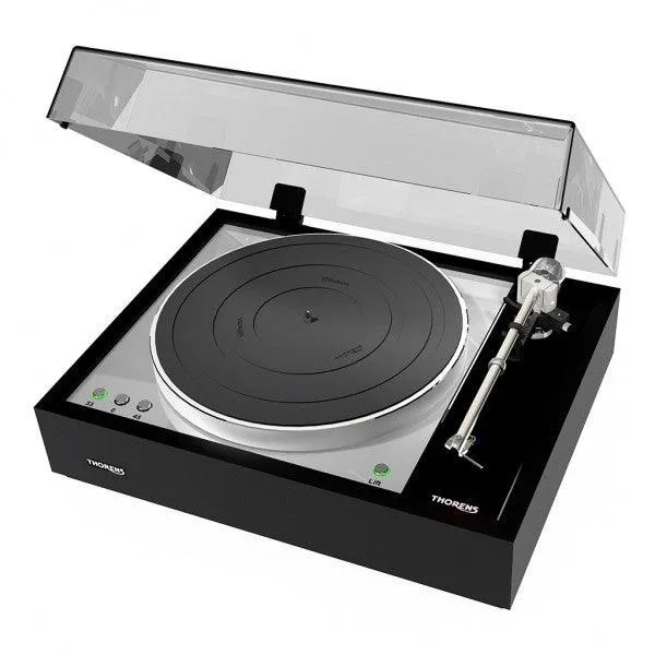 Thorens TD 1601 Black High Gloss giradischi semi-automatico a telaio sospeso flottante trazione a cinghia
