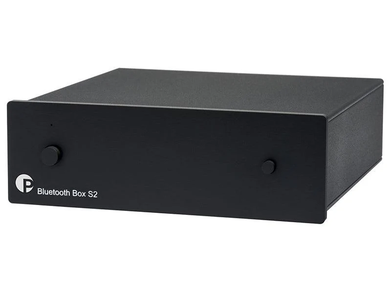 Pro-ject BLUETOOTH BOX S2 Nero Ricevitore senza fili Bluetooth per smartphones e tablet supporta codec aptX o SBC