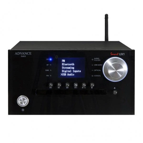 ADVANCE PARIS SMART UX1 BLACK Streamer di rete con lettore CD e DAC
