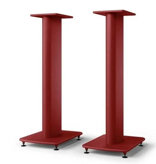 KEF S2 STAND Coppia di stativi per diffusori KEF LS50 META e Wireless 2 ROSSO CREMISI