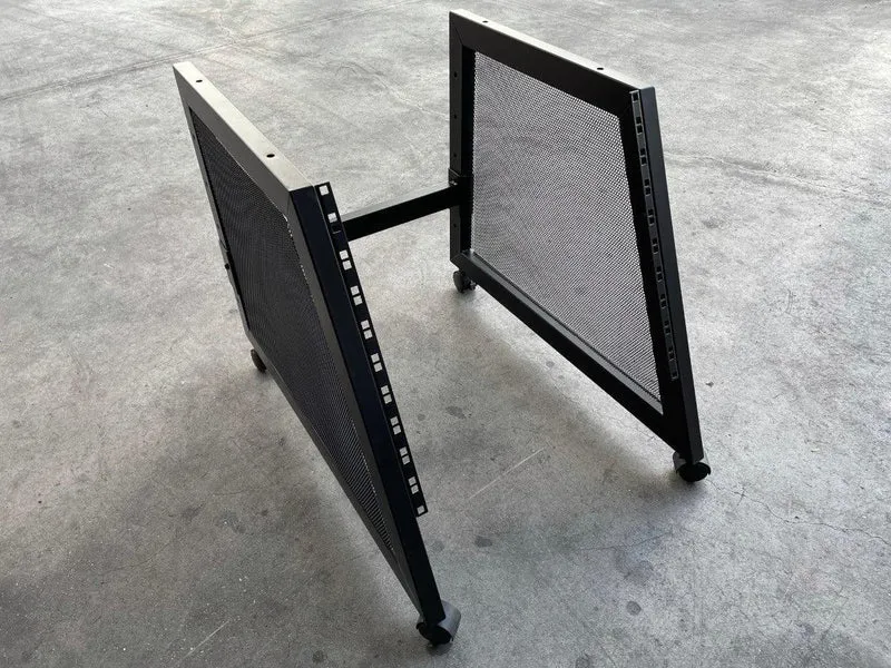 EXTREME RK10 CARRELLO ARMADIO PORTARACK 10U INCLINATO 10 UNITA' RACK CON 4 RUOTE EX-DEMO