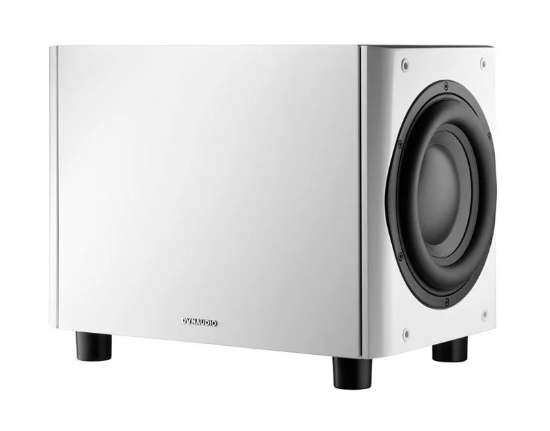 Dynaudio SUB 6 WH Subwoofer amplificato con doppio woofer da 24Cm e DSP da 500W WHITE Satin