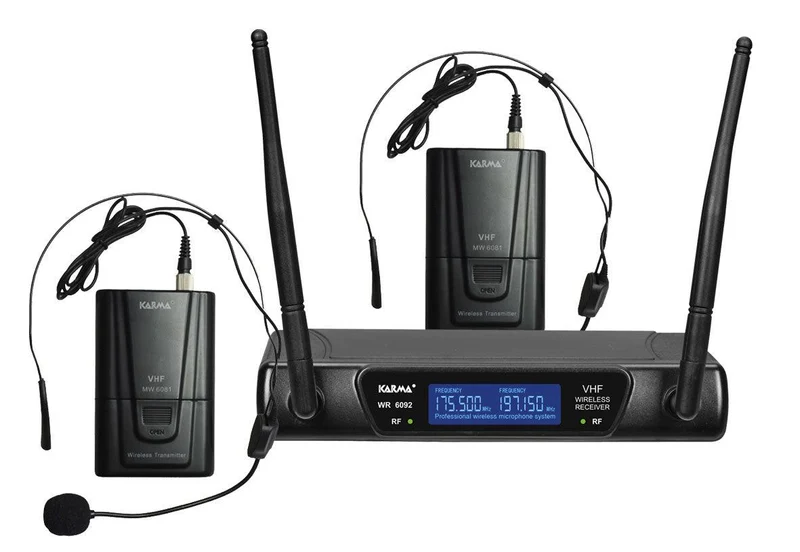 KARMA SET 6092LAV-A Doppio radiomicrofono VHF