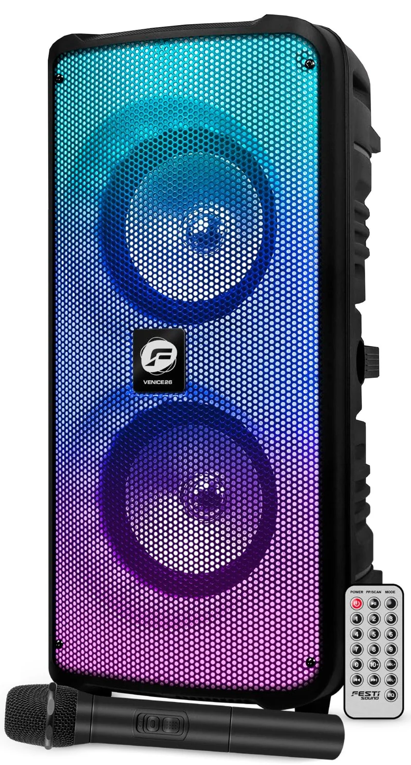 FESTI SOUND VENICE 26 Diffusore amplificato ricaricabile 300W