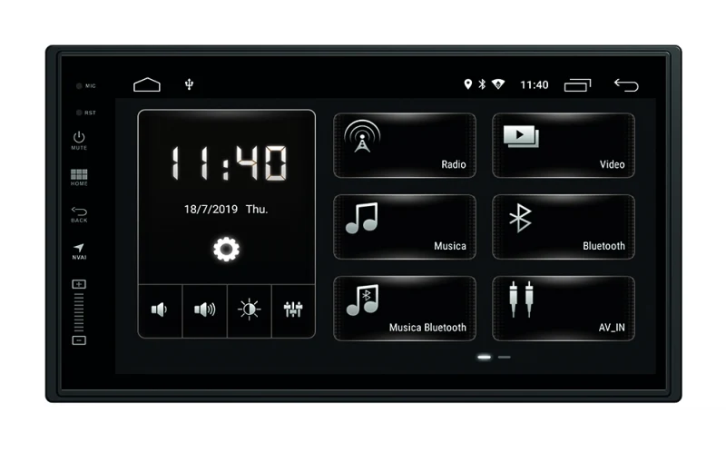 Phonocar VM002DK autoradio 2 DIN android con DAB+, bluetooth e schermo 6.95" e mappe europa per CAMPER