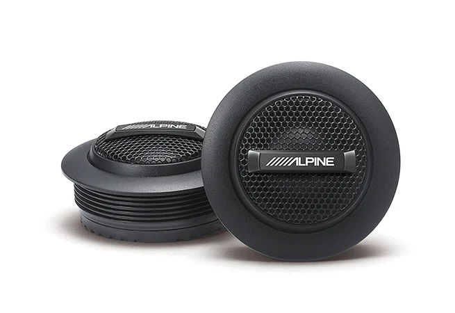 Alpine S-S10TW coppia tweeter per auto 1" 80W RMS cupola in seta serie S